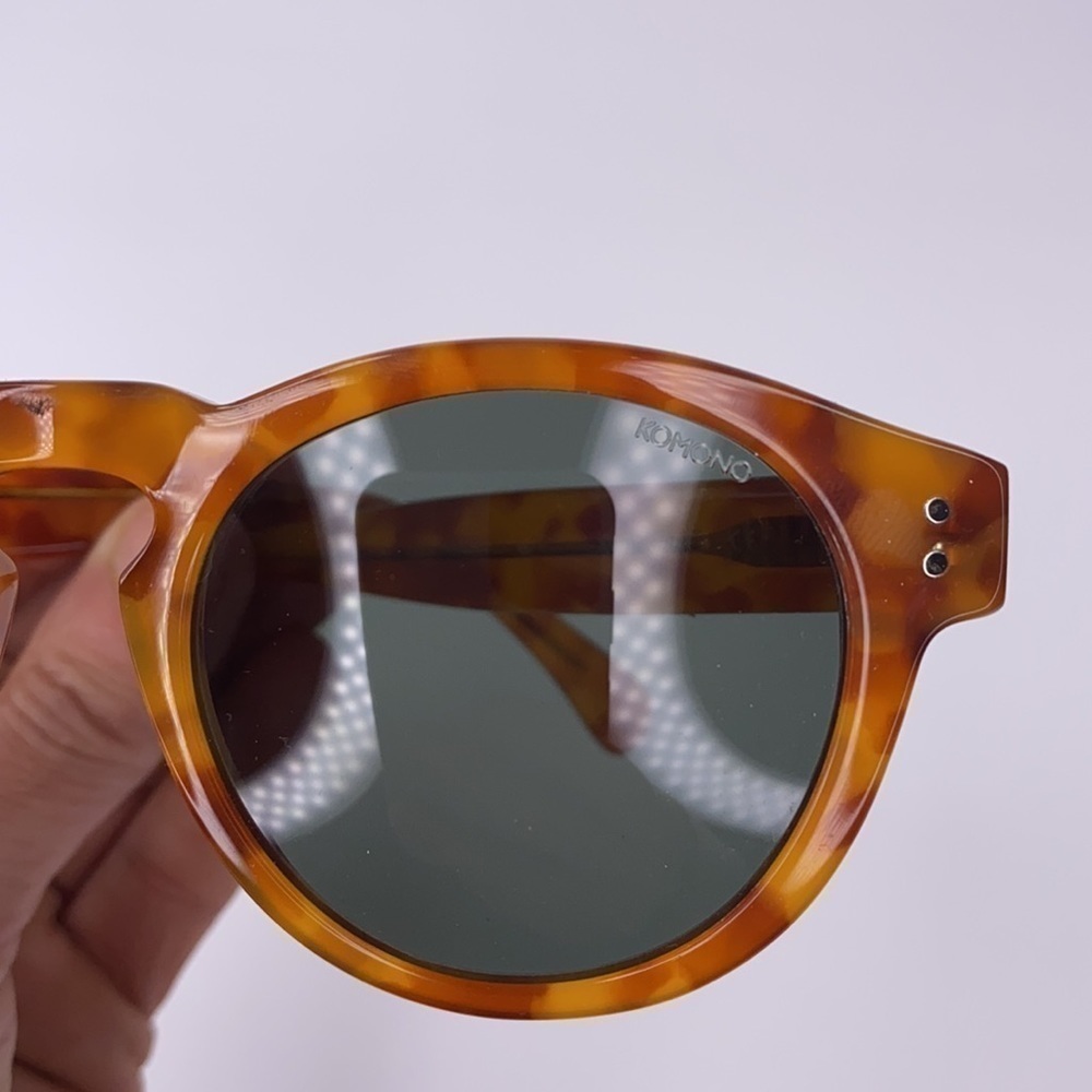 KOMONO Clement Caramel Demi New Sunglasses tortoise round - Picture 14 of 16